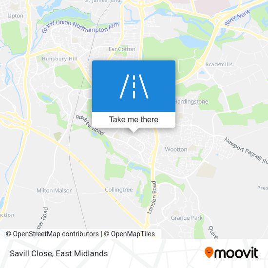 Savill Close map