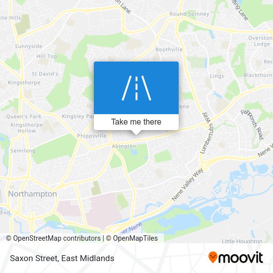 Saxon Street map