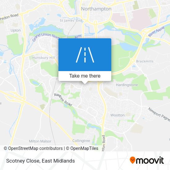 Scotney Close map