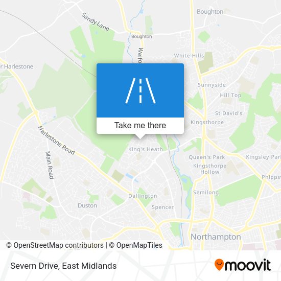 Severn Drive map