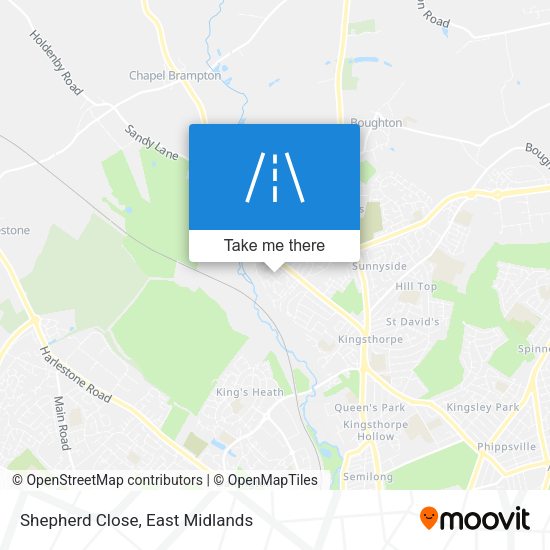 Shepherd Close map