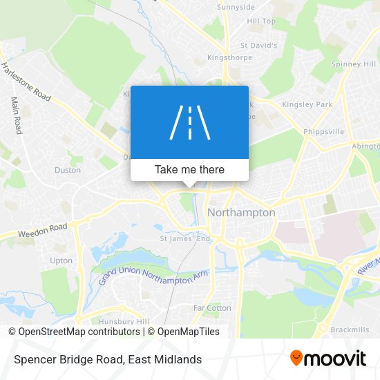 Spencer Bridge Road map