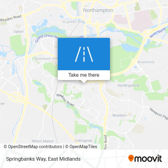Springbanks Way map
