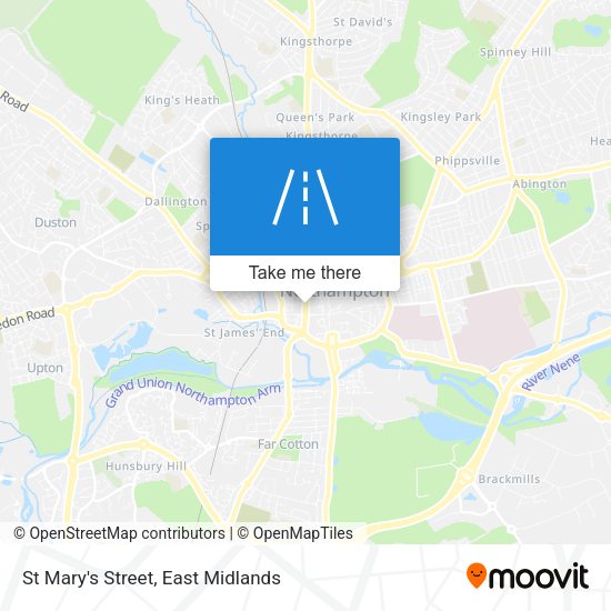 St Mary's Street map