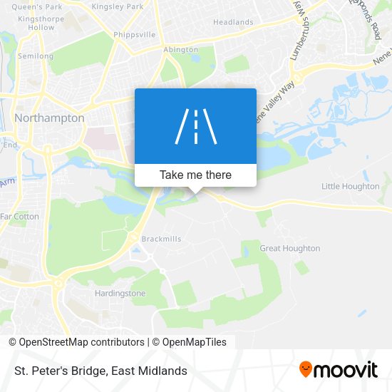 St. Peter's Bridge map