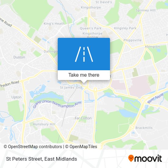 St Peters Street map