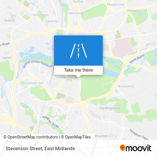 Stevenson Street map