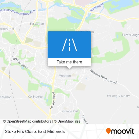 Stoke Firs Close map