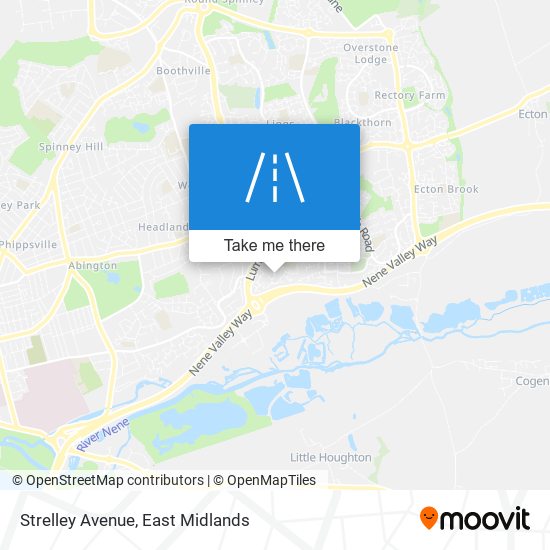 Strelley Avenue map