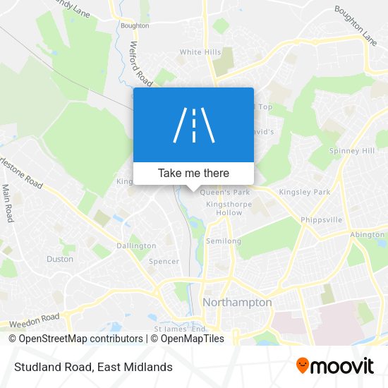 Studland Road map