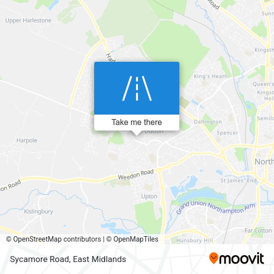 Sycamore Road map