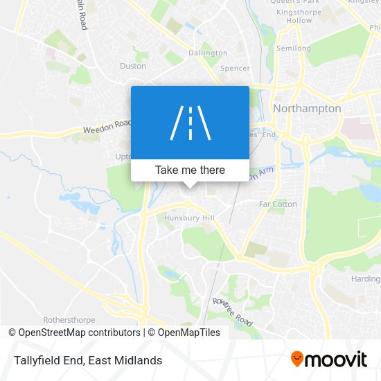 Tallyfield End map