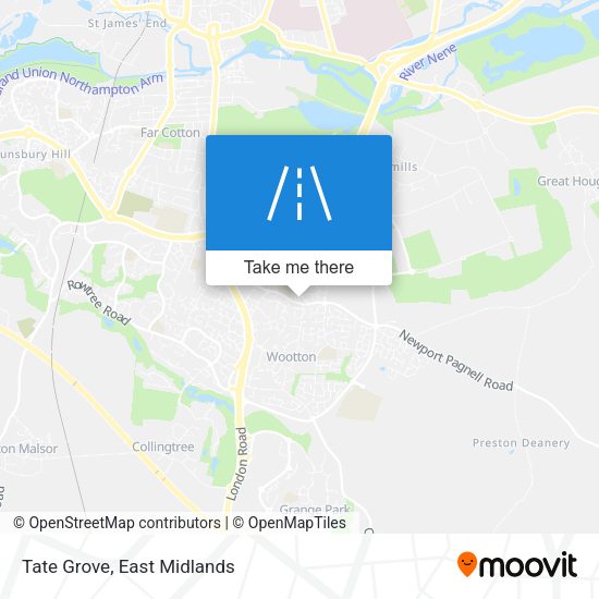 Tate Grove map