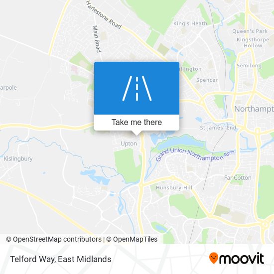 Telford Way map