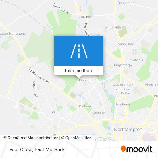 Teviot Close map