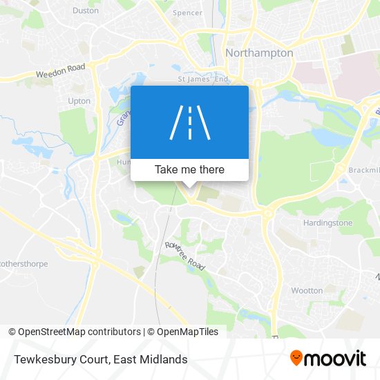 Tewkesbury Court map