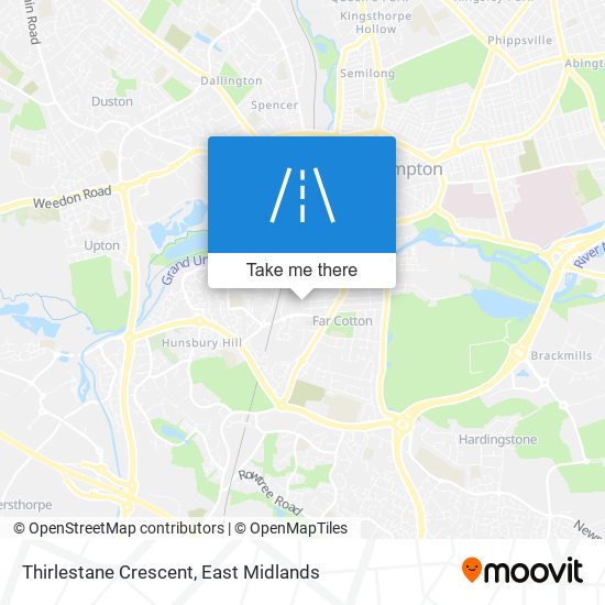 Thirlestane Crescent map