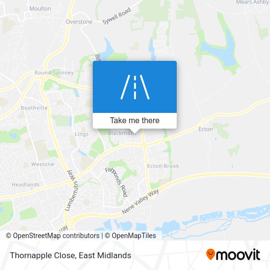 Thornapple Close map
