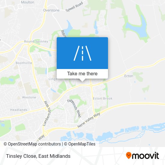 Tinsley Close map