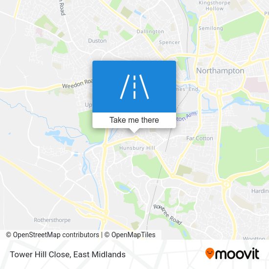 Tower Hill Close map