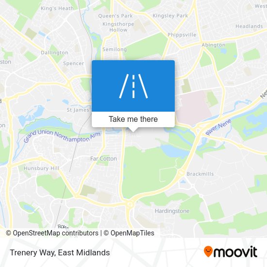Trenery Way map