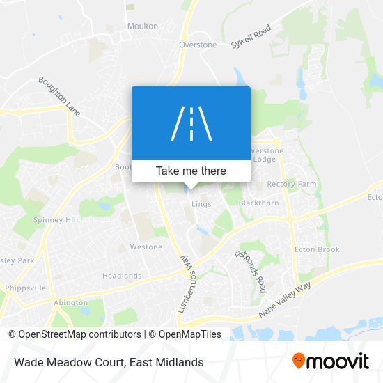 Wade Meadow Court map