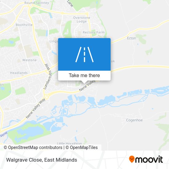 Walgrave Close map