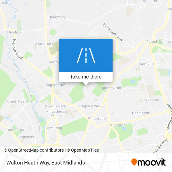 Walton Heath Way map