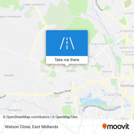 Watson Close map