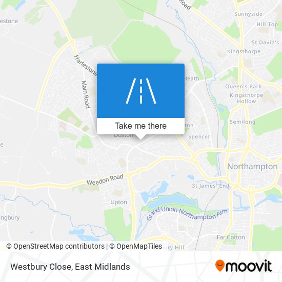 Westbury Close map