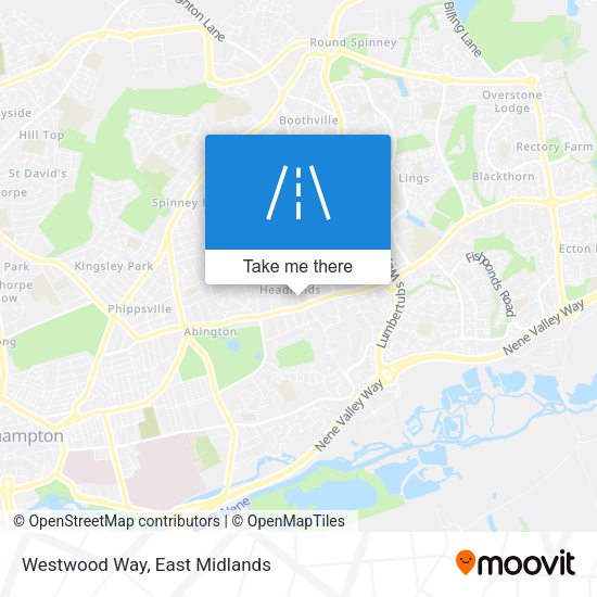 Westwood Way map