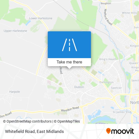 Whitefield Road map