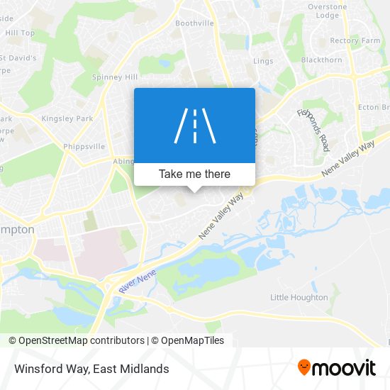 Winsford Way map