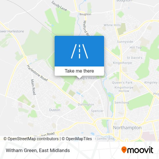 Witham Green map