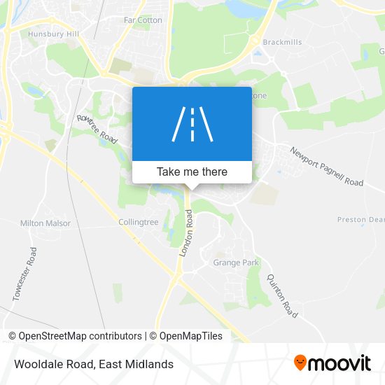 Wooldale Road map