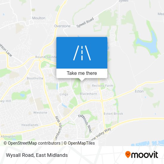 Wysall Road map
