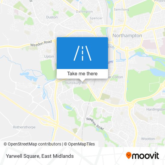 Yarwell Square map