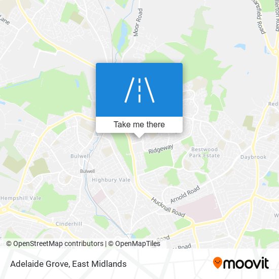 Adelaide Grove map