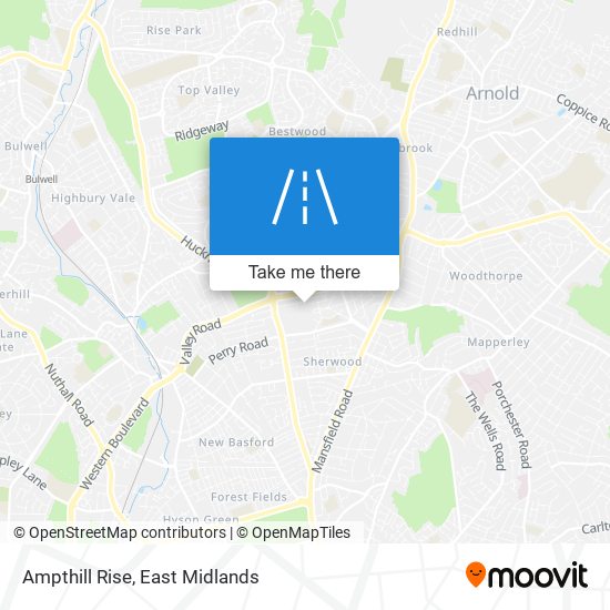 Ampthill Rise map