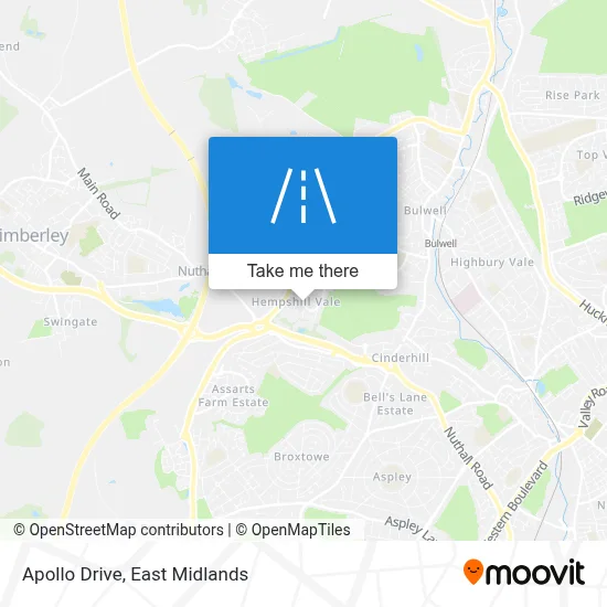 Apollo Drive map