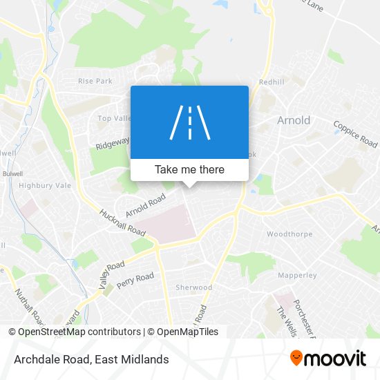 Archdale Road map