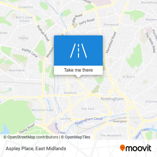 Aspley Place map