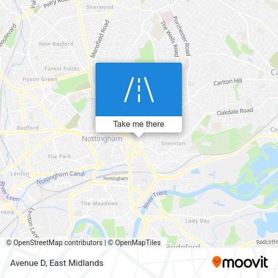 Avenue D map