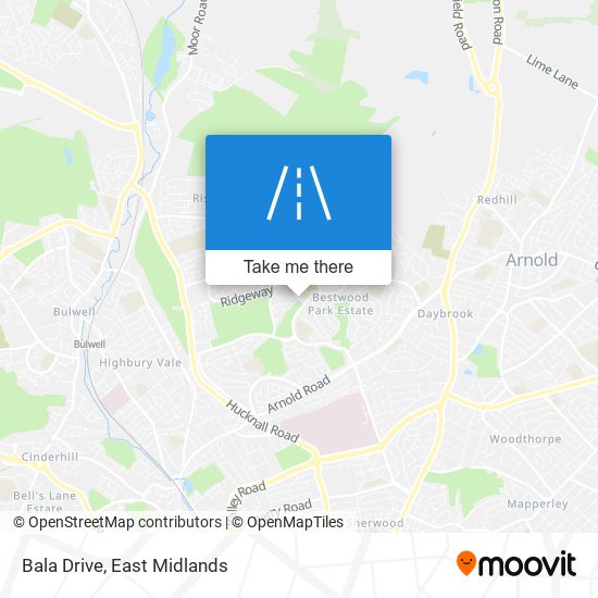 Bala Drive map