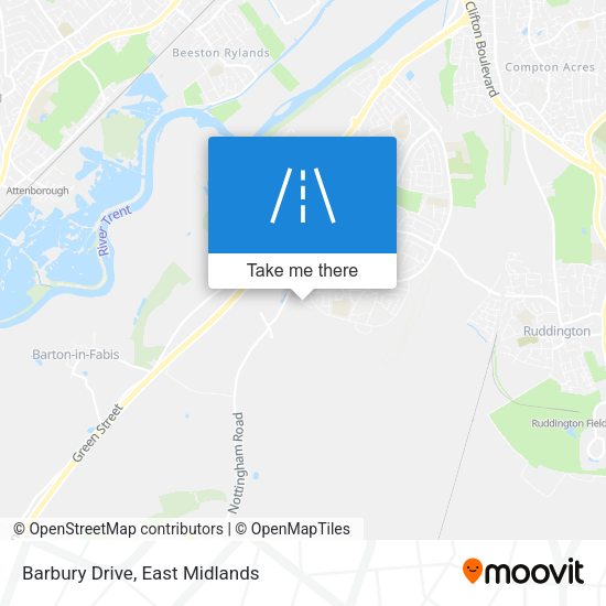 Barbury Drive map