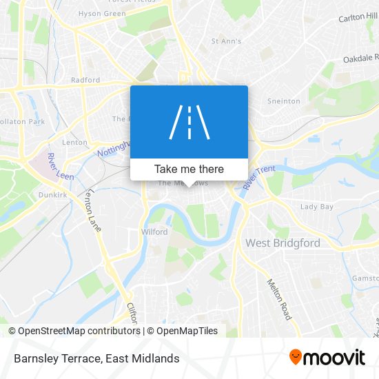 Barnsley Terrace map