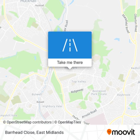 Barrhead Close map