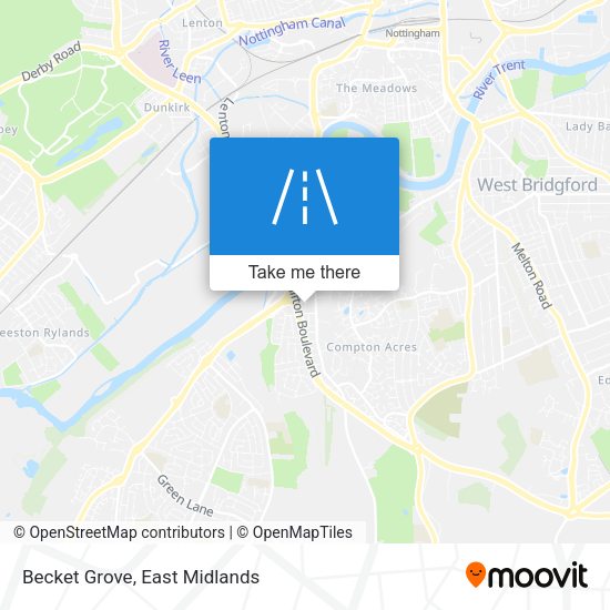 Becket Grove map