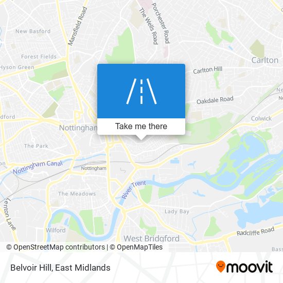 Belvoir Hill map