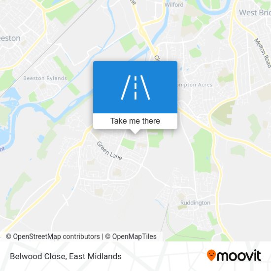 Belwood Close map
